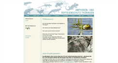 Desktop Screenshot of amphibienschutz-thueringen.de