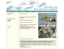 Tablet Screenshot of amphibienschutz-thueringen.de